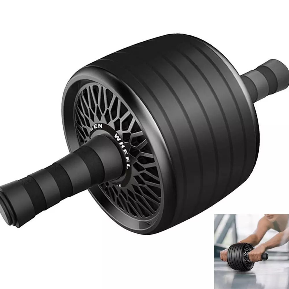 Ab Wheel Roller - Ab Roller Roda Latihan Otot Peralatan