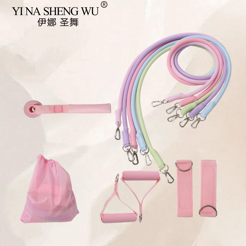 Yoga Pedal Puller Fitness Equipment - Set tali resistensi pergelangan kaki, Set