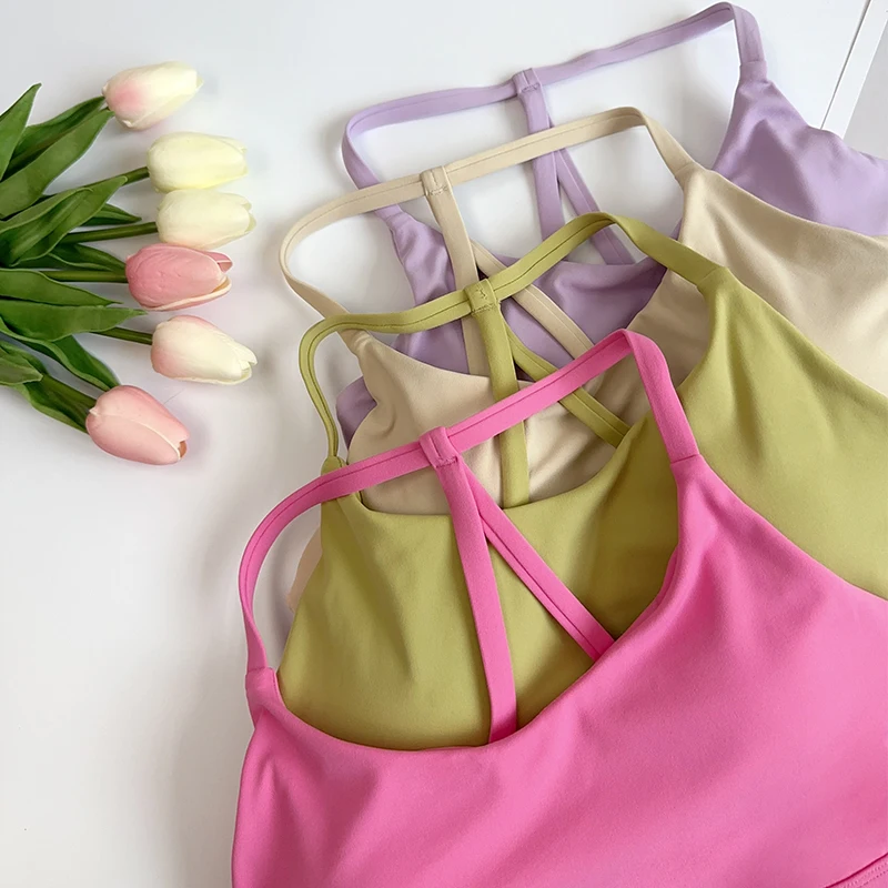 Yoga Fitness Matte - Bra Olahraga Wanita Kebugaran Warna Solid