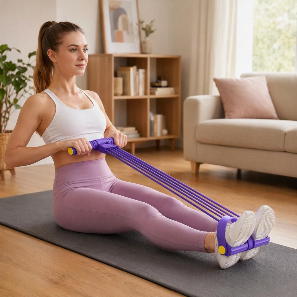 Tali Resistensi Pedal 10 Tabun - Yoga Pedal Puller Fitness Equipment ulasan dan harga