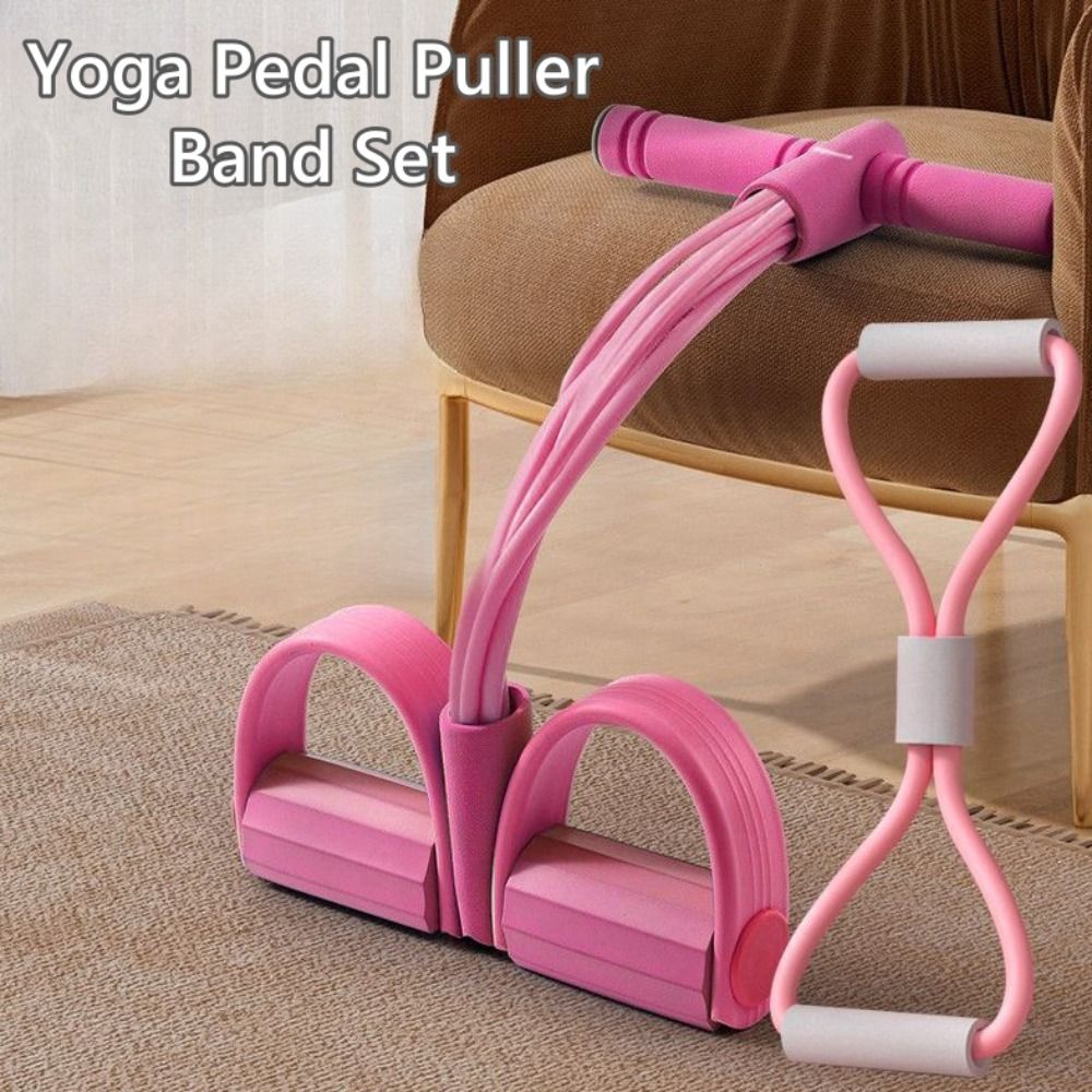 Set Tali Resistensi 6-Tube den - Yoga Pedal Puller Fitness Equipment ulasan dan harga