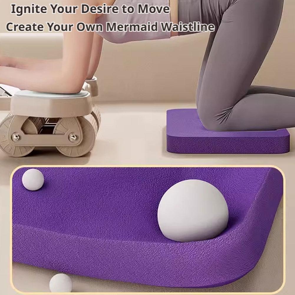 Alas Lutut Yoga Tebal Anti Sel - Ab Wheel Roller ulasan dan harga