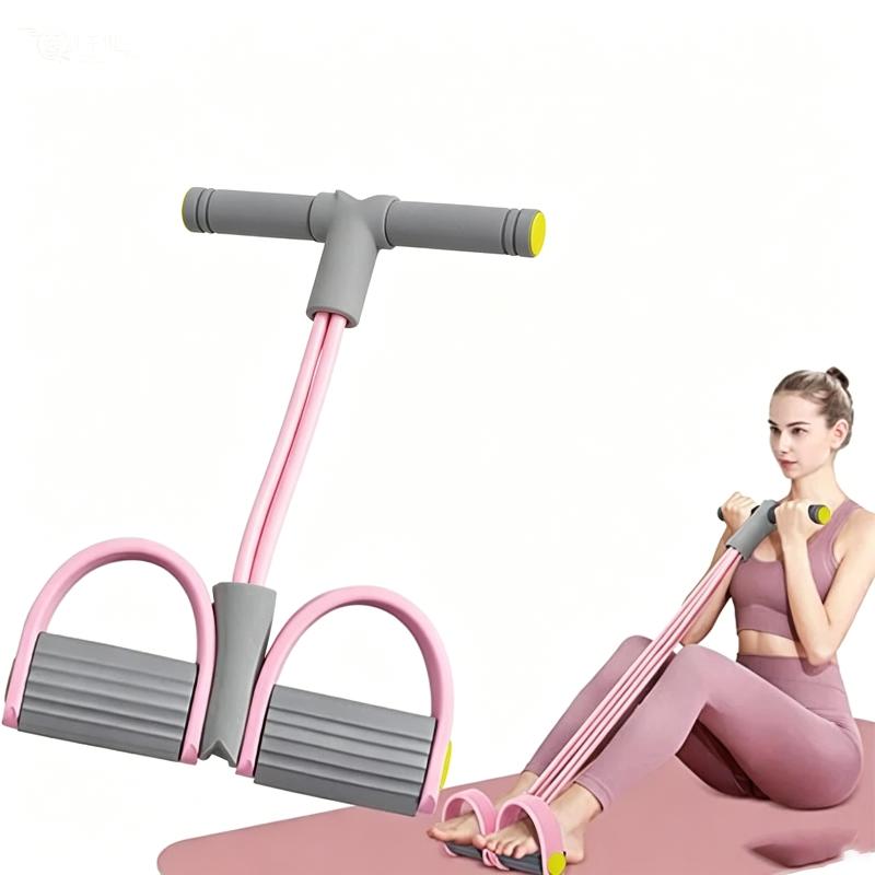Promo Panas! Resistance Band 4 - Yoga Pedal Puller Fitness Equipment ulasan dan harga
