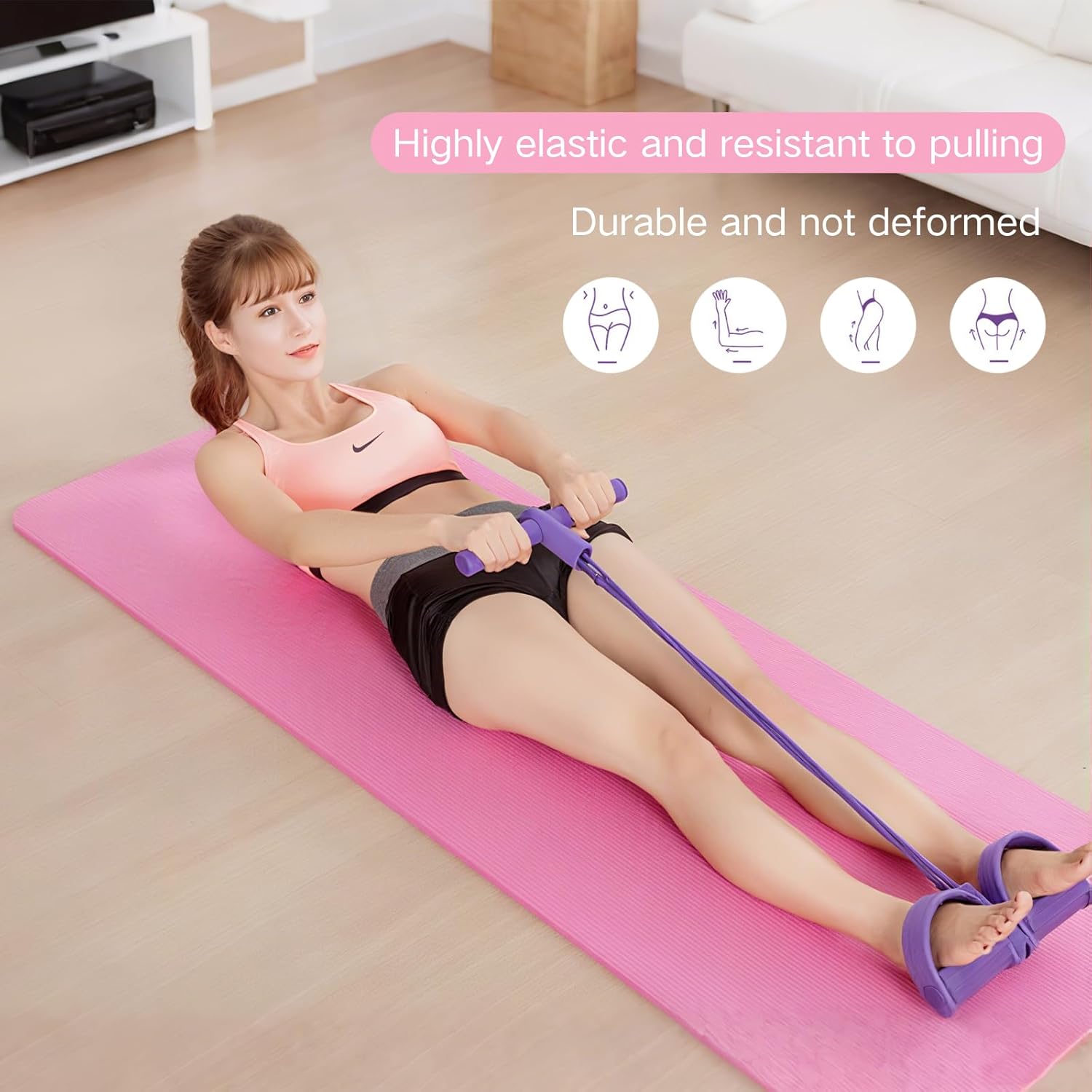 Alat Kebugaran Rumah Tangga Mu - Yoga Pedal Puller Fitness Equipment ulasan dan harga