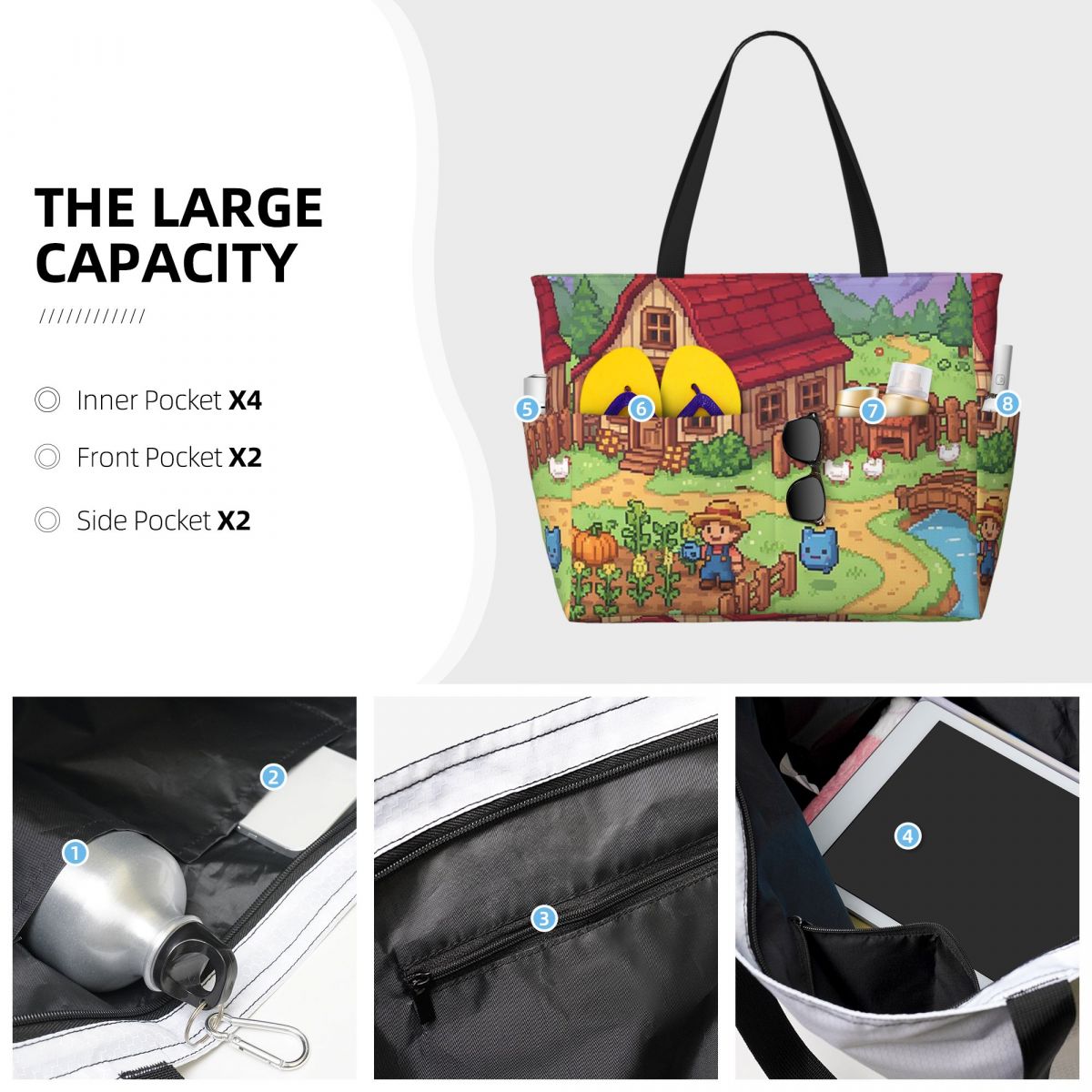 Stardew Valley Video Gamer Tas - Yoga Fitness Video ulasan dan harga