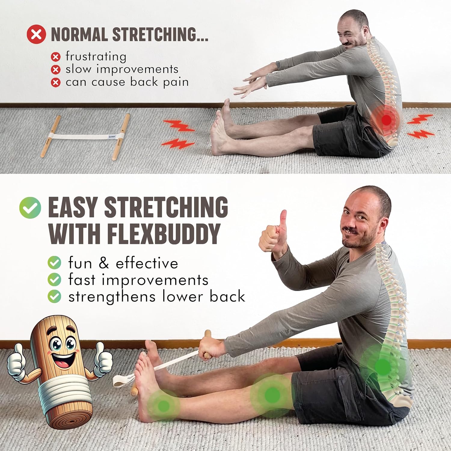 Alat Peregang Hamstring dengan - Yoga And Fitness ulasan dan harga