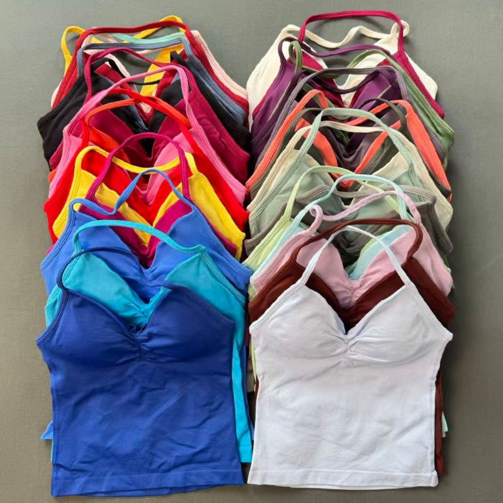 Atasan Gym Wanita Tank Top Yog - Yoga Fitness Com ulasan dan harga