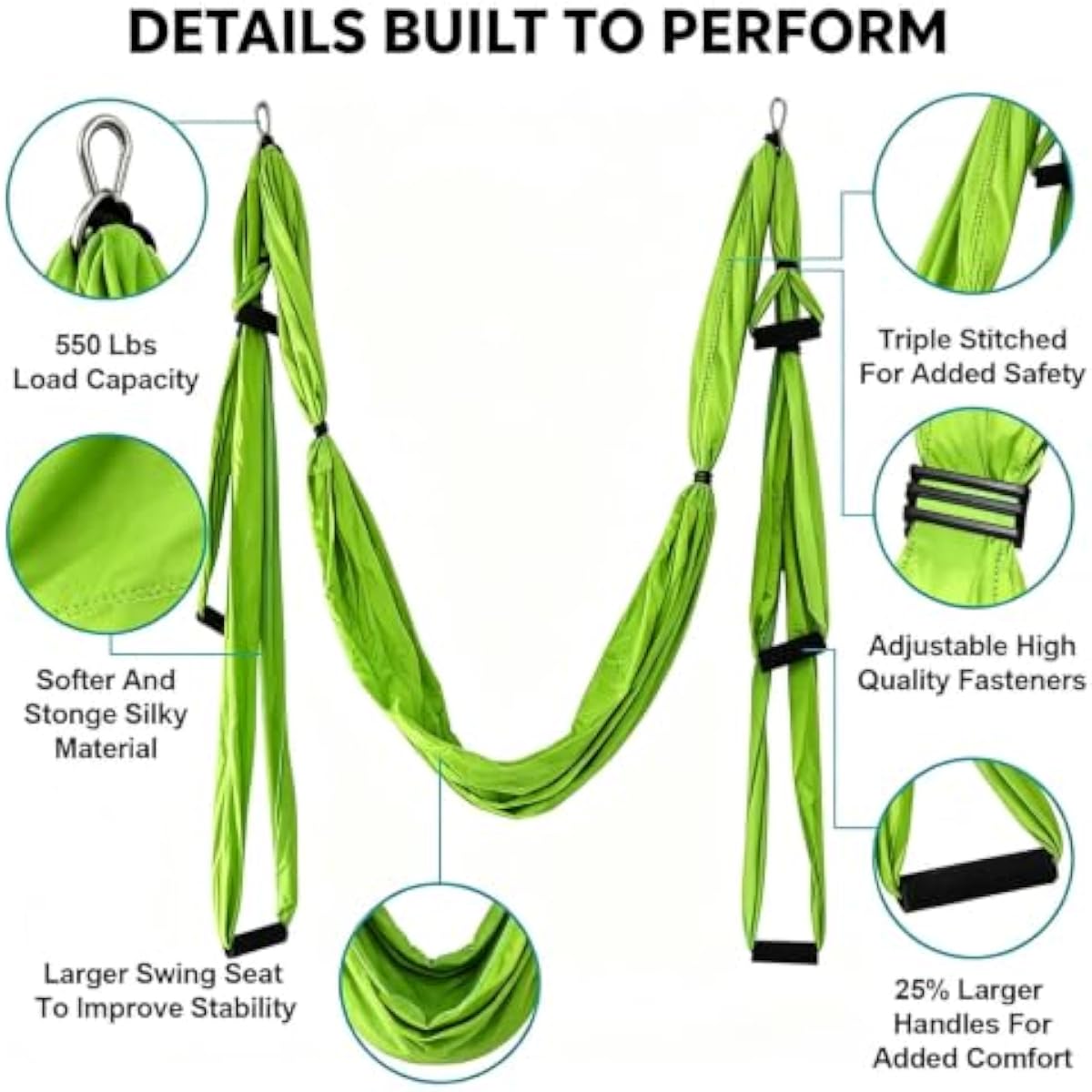 Ayunan Yoga Udara Terbuat dari - Yoga Swing Aerial ulasan dan harga