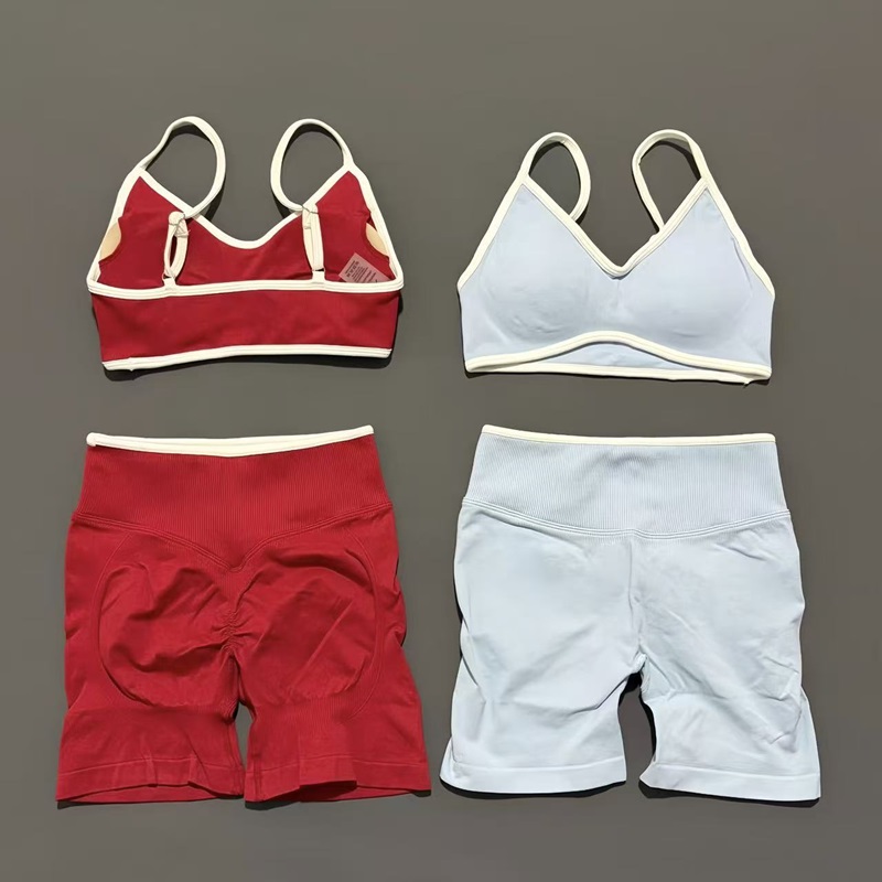 2 Pcs Set Bra Yoga Pendek Wani - Ignite Yoga Fitness ulasan dan harga