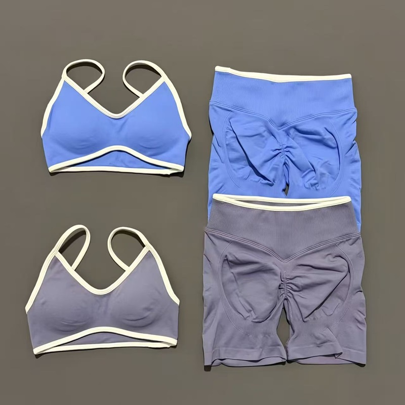 2 Pcs Set Bra Yoga Pendek Wani - Ignite Yoga Fitness ulasan dan harga