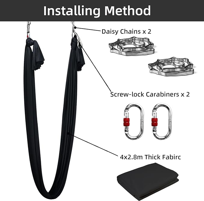 Ayunan Yoga Udara Premium 8m d - Yoga Swing Aerial ulasan dan harga