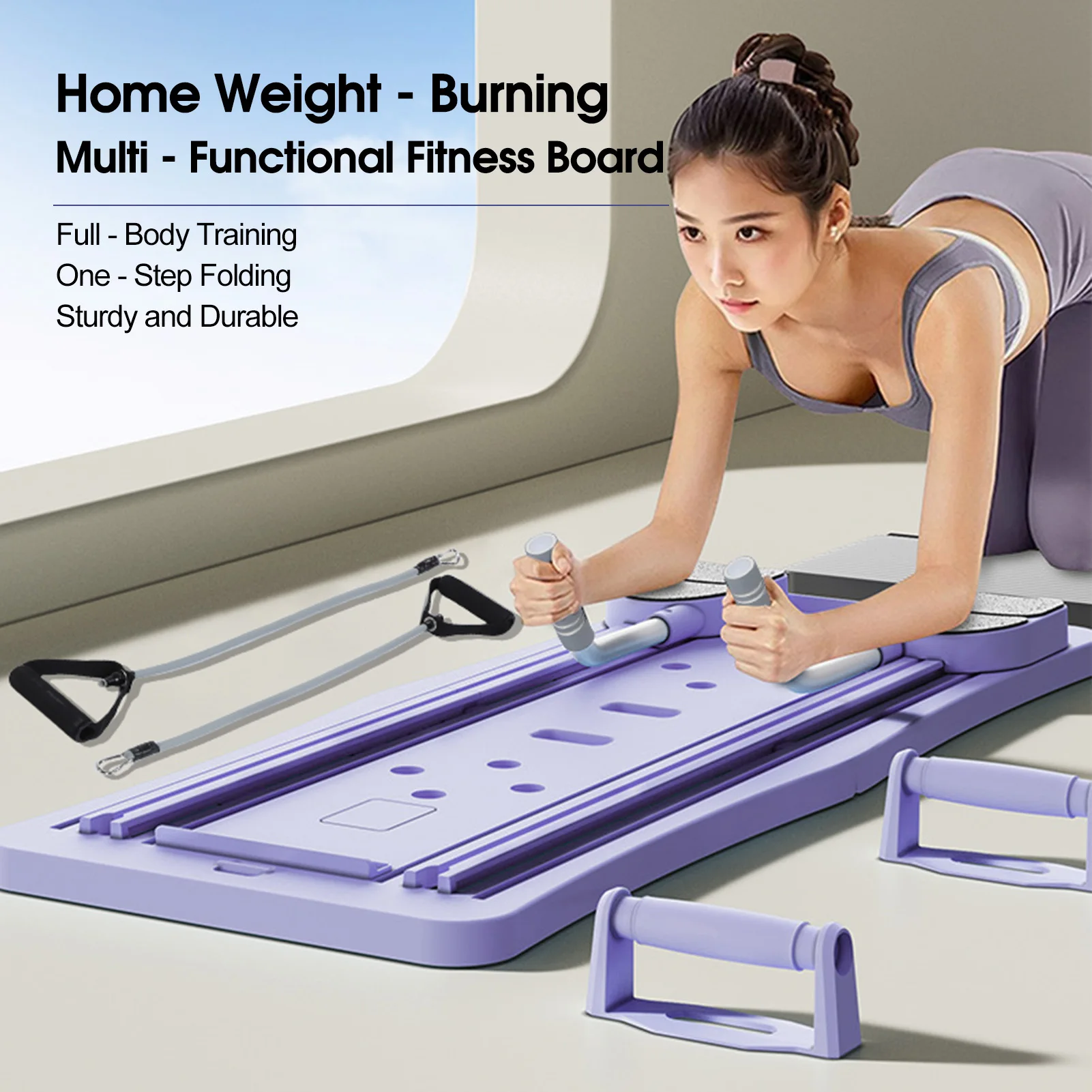 Papan Pilates Lipat untuk Digu - Ab Wheel Roller ulasan dan harga