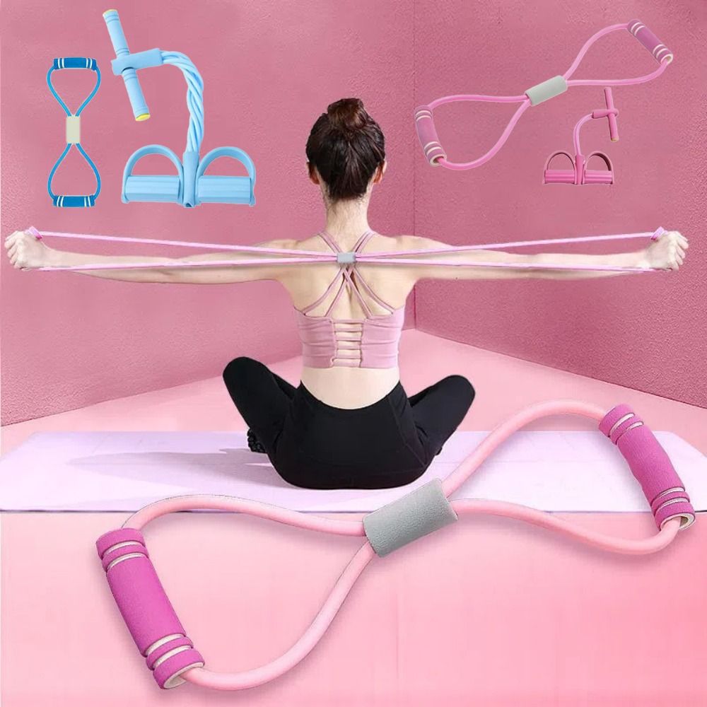 Set Resistance Band 6 Buah den - Yoga Pedal Puller Fitness Equipment ulasan dan harga