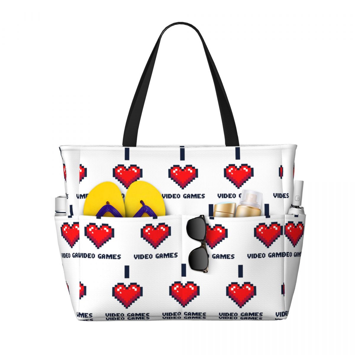 I Heart Video Games Tas Tote P - Yoga Fitness Video ulasan dan harga