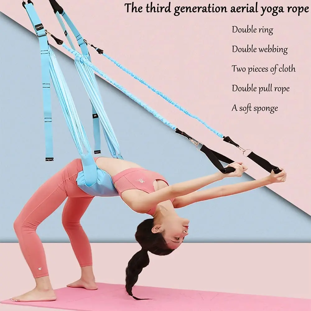 Tali Yoga Udara Dapat Disesuai - Yoga Swing Aerial ulasan dan harga