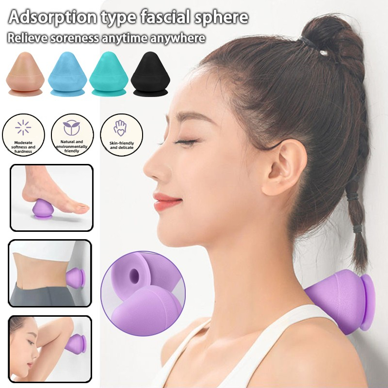 Bola Pijat Silikon Tipe Adsorp - Shoulder Massage Ball ulasan dan harga